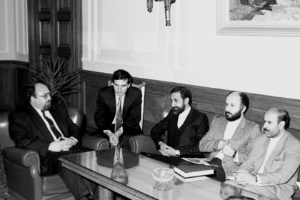 Meeting of the President of the National Assembly, Alexander Yordanov, with the Foreign Minister of Iran, Ali Akbar Velayati